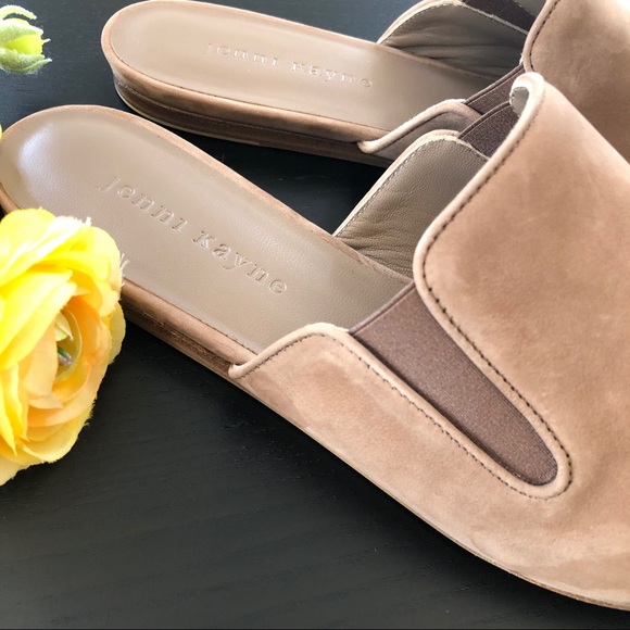 NEW Jenni Kayne • Suede Mules Taupe - Picture 6 of 8
